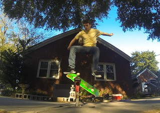 Philip on His Skateboard-002