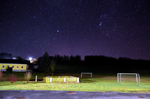 soccer at night