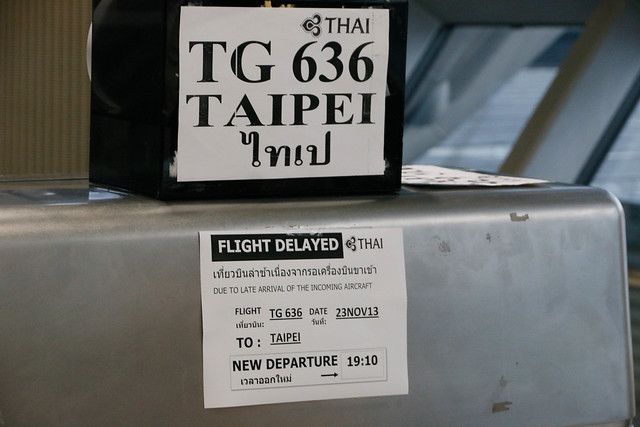 TG636 2013/11/23 delay boarding