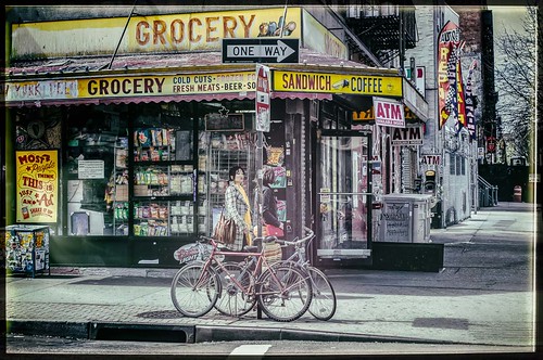 one way grocery by ifotog, Queen of Manhattan Street Photography