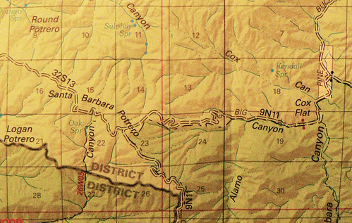 Santa Barbara Potrero 2012 Map