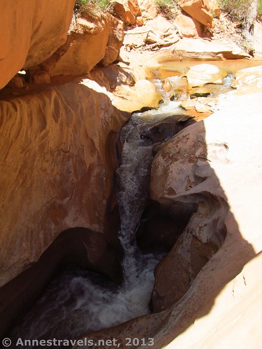 A waterfall in Coyote Gulch, Grand Staircase-Escalante National Monument, Utah