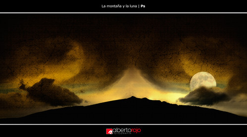 La montaña y la luna | Ps by alrojo09
