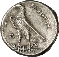 EGYPT. Ptolemy I, 305-282. Tetradrachm reverse