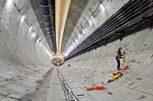 Survey says, "This is one big tunnel."
