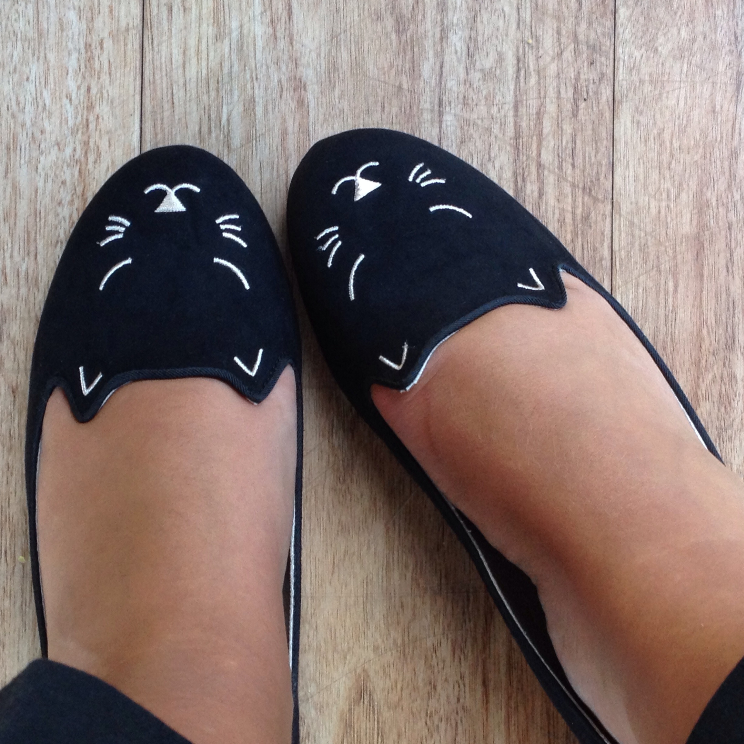 Zara cat shoes Charlotte Olympia style flats