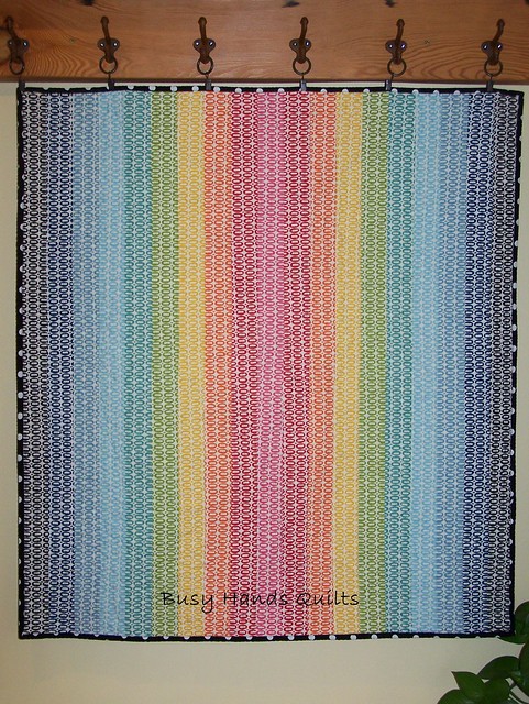 Rainbow Baby Quilt in Pezzy Prints