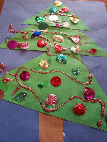 christmas crafts, christmas tree crafts