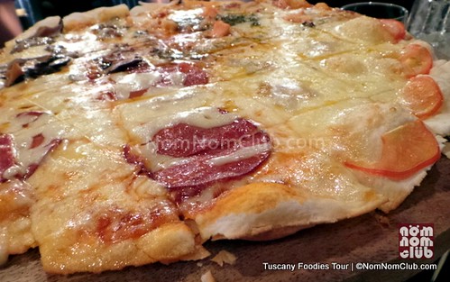 West Side Four Season Pizza; (not in photo: Woody Allen Linguine)