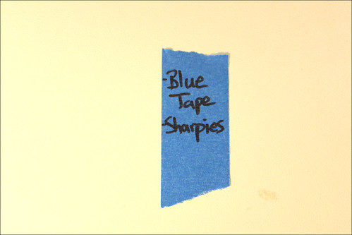 Blue Tape and Sharpies