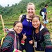 Molly and our Hmong Guides Chai and Mai