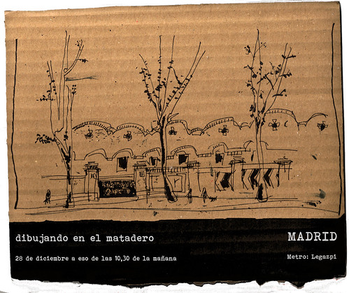 a dibujar a final de año, Madrid
