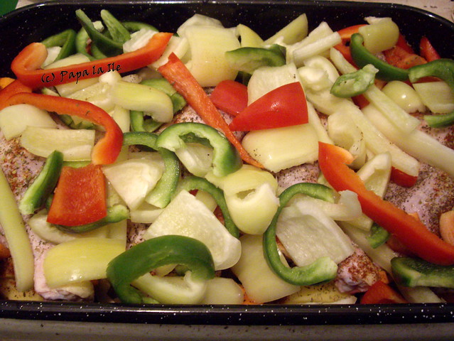 Pulpe de pui cu legume la cuptor (4)