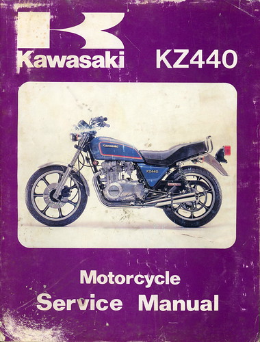 KZ440 Service Manual cover by fangleman