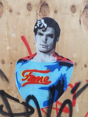 Fame stencil Superman