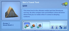 Sim's Travel Tent