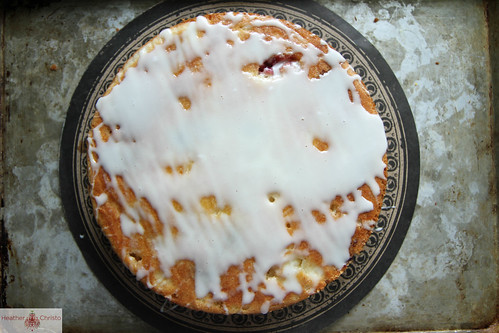 Cherry Almond Buttermilk Cake