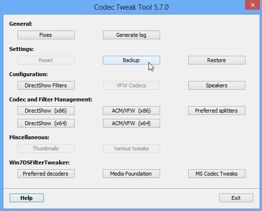 Скачать K-Lite Codec Tweak Tool 5.7.0
