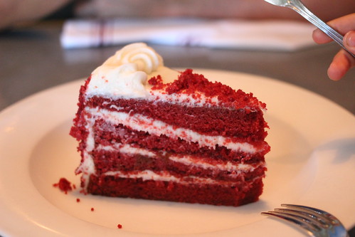 Red velvet cake from Liberty Kitchen in Houston, TX