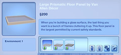 Large Prismatic Floor Panel by Van Allen Decor