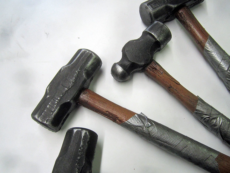 Finished Hammers closeup