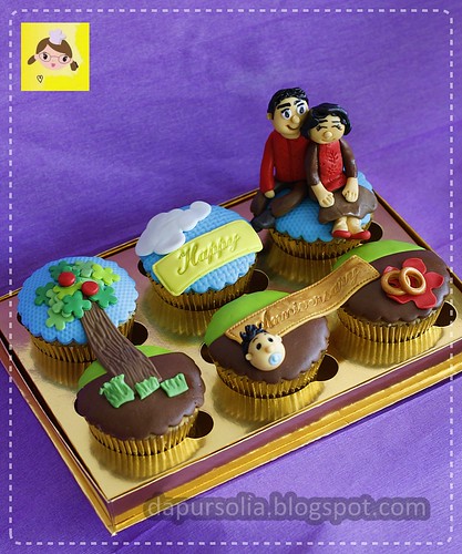 Anniversary Cupcake Set for Rani
