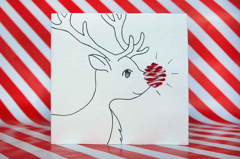 Christmas Cards - Reindeer design