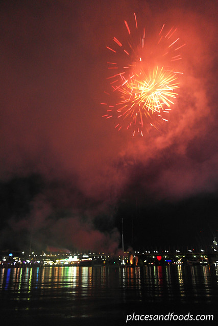 darling harbour orange fireworks