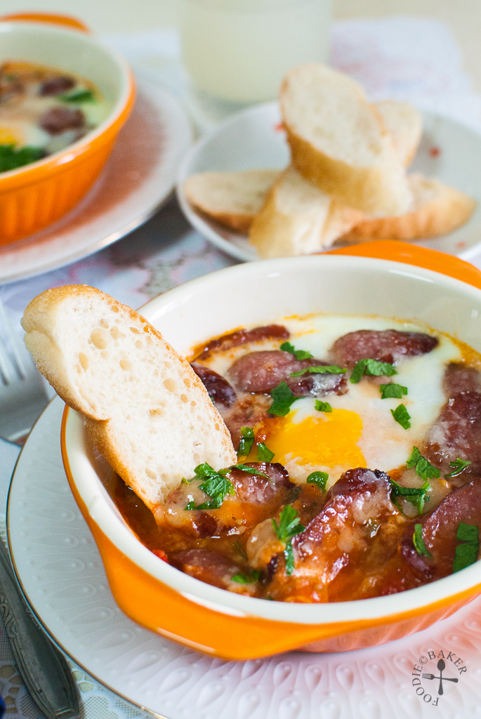 Tuscan Baked Eggs