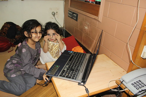 Marziya And Nerjis Two Cyber Kids by firoze shakir photographerno1