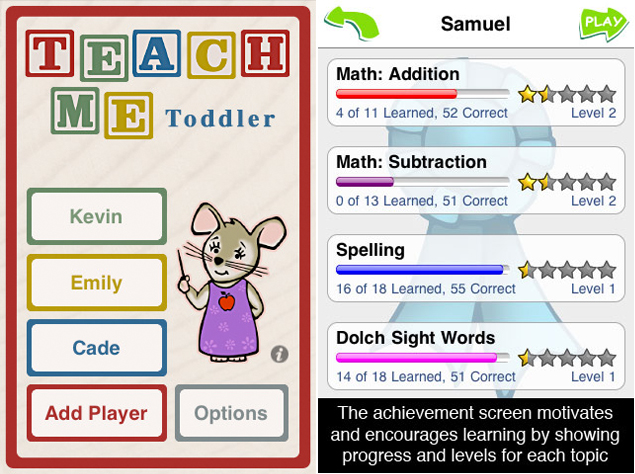 TeachMe - Toddler iPad App - Kaelah Bee