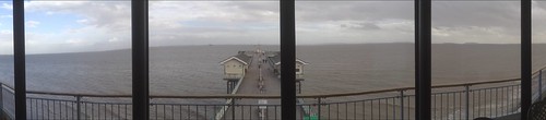 Panoramic of from the 'cockpit' of 617 Room, Penarth Pier Pavilion