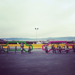 Two @cyclehoop bike racks spotted here in #trondheim !