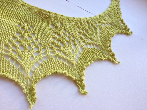 Mimosa shawl