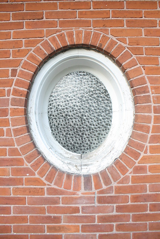 antique oval window
