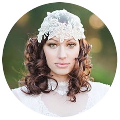 Lace and Pearl Bridal Cap