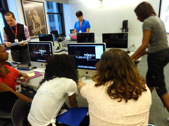 Free Spirit Media DocuMakers at Tribeca Flashpoint Academy for Smart Chicago Collaborative's #civicsummer