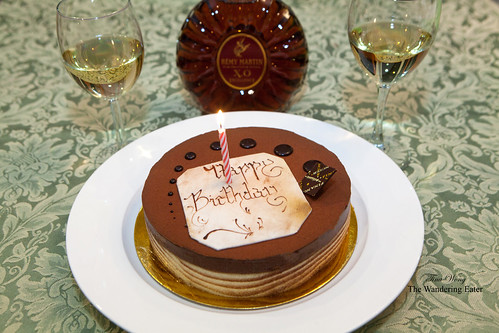 My early birthday cake from Financier - Marechal Praline