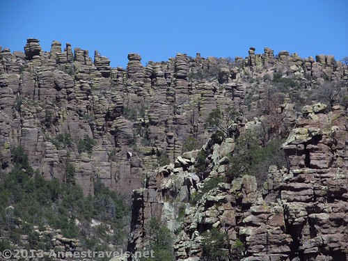 Rock formations along the Sarah Deming Trail, Chiricahua National Monument, Arizona