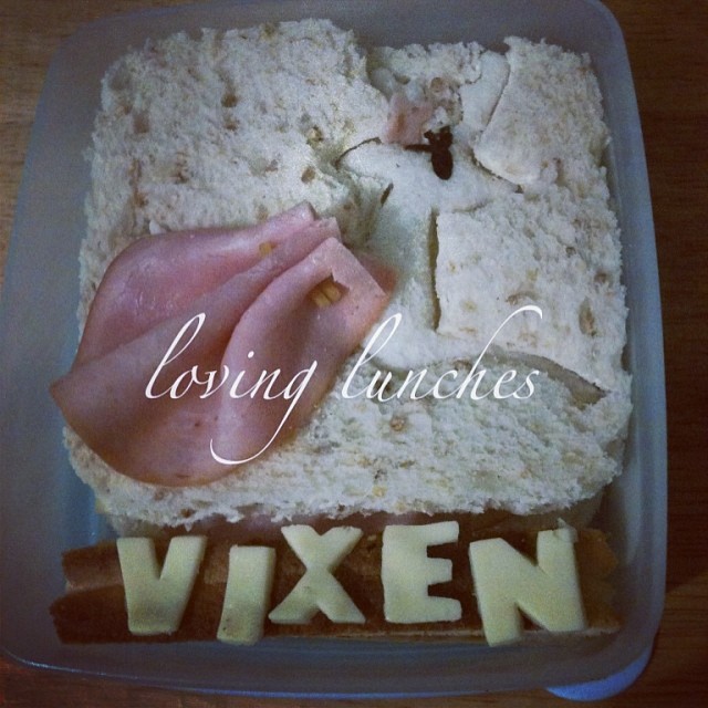 Loving when inspiration works…MissM asked for a Vixen sandwich tomorrow- how did I do?