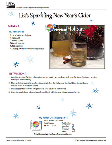 Liz’s Sparkling New Year’s Cider recipe