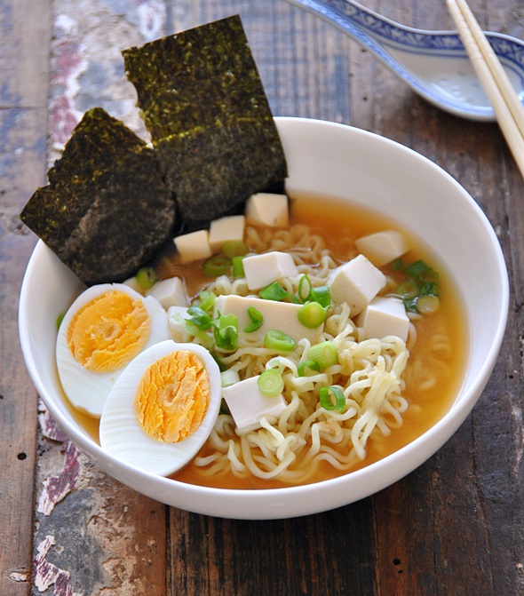 4 Ingredients Tofu Miso Ramen Recipe