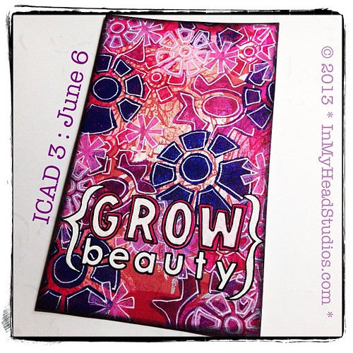 {be creative everyday} JUNE 6 + Index-Card-A-Day 2013
