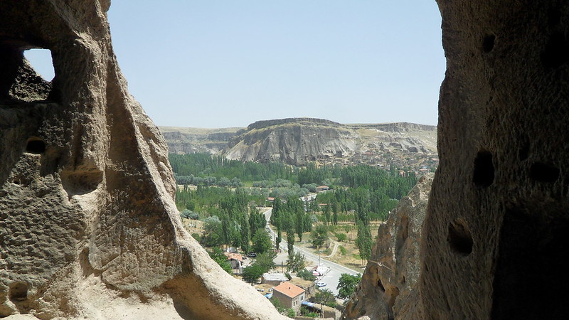 Vistas de la Catedral de Selime, en Capadocia.