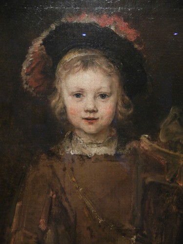 DSCN7598 _ Portrait of a Boy (detail), 1655-60, Rembrandt van Rijn (1606-1669), Norton Simon Museum, July 2013