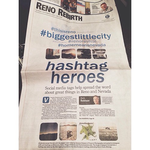 Pretty darn excited to have an interview and photos in the #RGJ today. #hashtaghashtaghashtag  #homemeansnevada #thinkreno #thisisreno