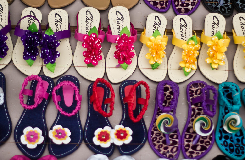 Colorful sandals