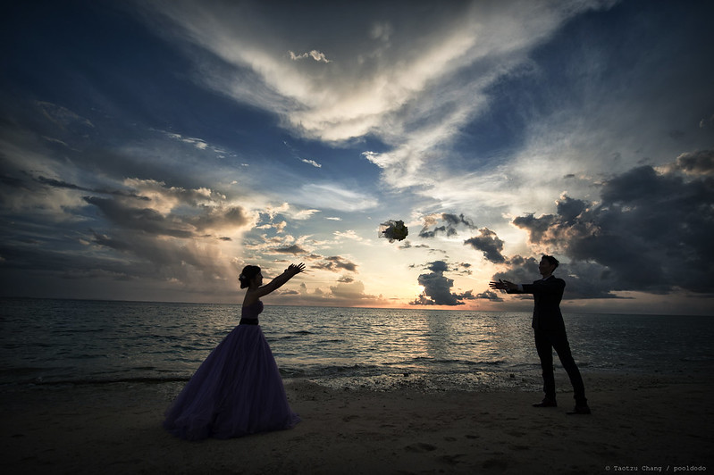 [wedding] sunset moment