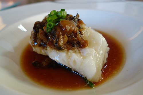 Steamed New Zealand Cod Fish with Yuzu Mushroom Sauce - Part of Forest's RWS Food Affair Menu