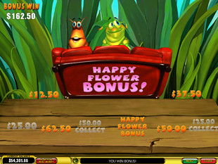 free Happy Bugs slot bonus feature